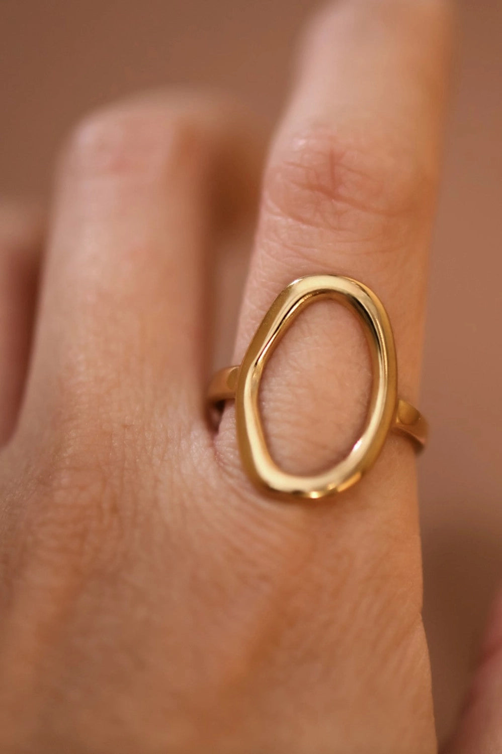 Golden Tide Adjustable Ring