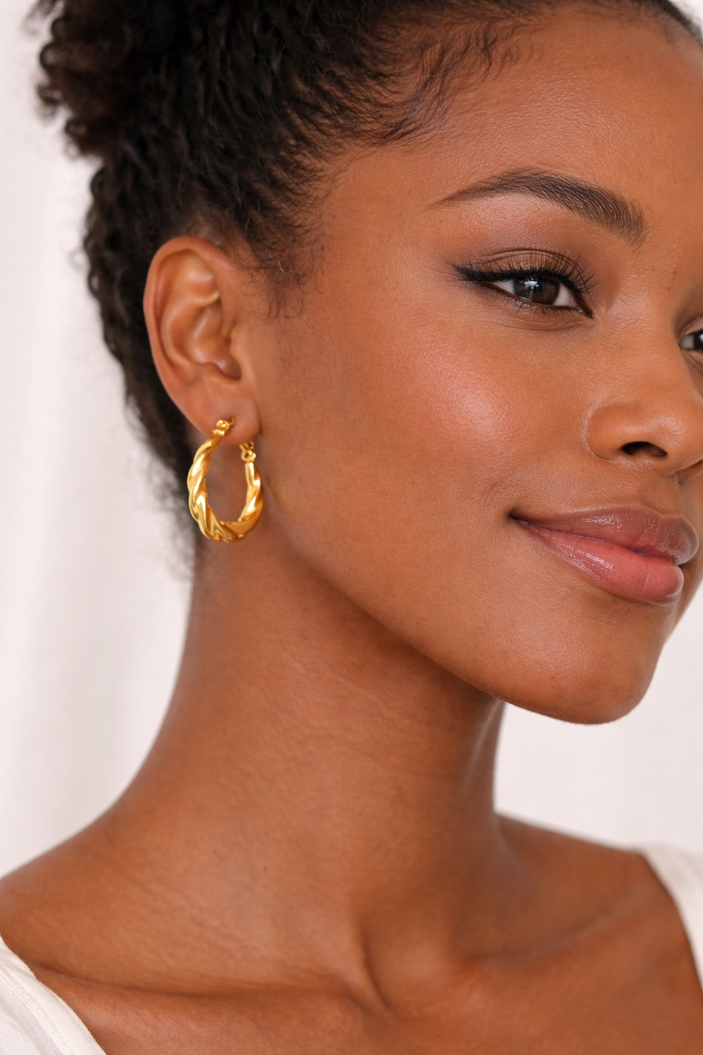 Coastal Twist Hoop Earrings